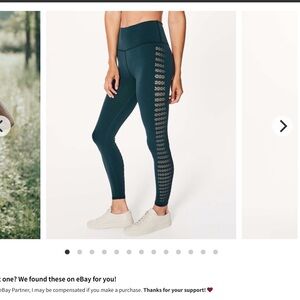 Lululemon reveal stripe 7/8